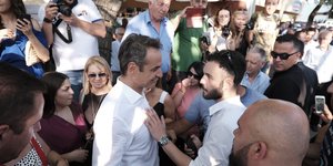 Περιοδεία Μητσοτάκη στην Ηπειρο
