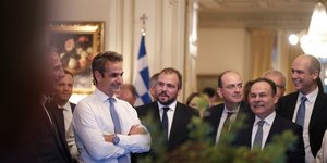 Συνάντηση Μητσοτάκη με 80 περίπου πρωτοεκλεγέντες βουλευτές της ΝΔ