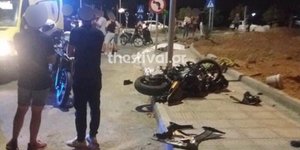 Μηχανή μετά από τροχαίο