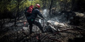 Πυρκαγιά στη Νέα Μάκρη