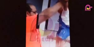 Παλαιστίνιος με το μωρό στα χέρια