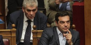 Ο Δημήτρης Παπαγγελόπουλος και ο Αλέξης Τσίπρας