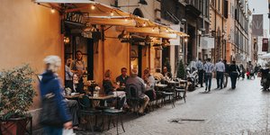 σοκάκι στη Ρώμη 