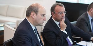 Οι κ.κ. Χρήστος Σταϊκούρας και Κωστής Χατζηδάκης