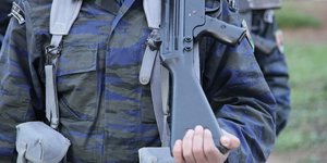 Το τυφέκιο G3, στο οποίο εκπαιδεύονται οι φαντάροι