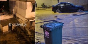 Σφοδρές βροχοπτώσεις στη Θεσσαλονίκη