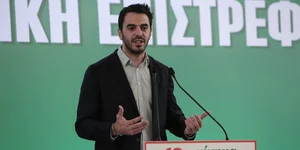 Ο Μανώλης Χριστοδουλάκης σε ομιλία