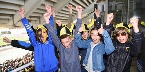 Μικρά παιδιά της ΑΕΚ στο Ολυμπιακό Στάδιο