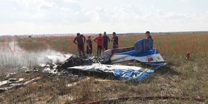 Συντριβή αεροσκάφους στα κατεχόμενα