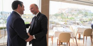 Αλέξης Τσίπρας Πιερ Μοσκοβισί