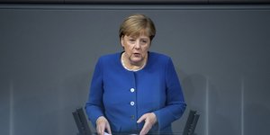 Η Άνγκελα Μέρκελ σε ομιλία της στην γερμανική Βουλή