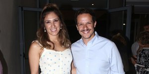 Η Αντιγόνη Ψυχράμη και ο Δημήτρης Μακαλιάς