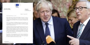 Γιούνκερ, Τζόνσον χαρτί συμφωνίας για Brexit