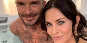 Η Κόρτνεϊ Κοξ στο τζακούζι με τον Μπέκαμ