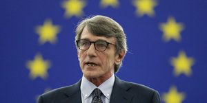 Ο πρόεδρος του ευρωπαϊκού κοινοβουλίου Νταβίντ Σασόλι