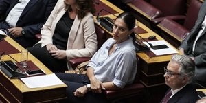 Η βουλευτής της ΝΔ Νόνη Δούνια