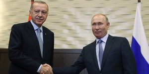 Πούτιν και Ερντογάν στο Σότσι
