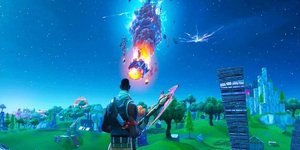 Κομήτες πέφτουν στον κόσμο του Fortnite πριν εμφανιστεί το μαύρο
