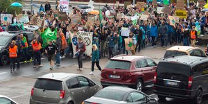 Διαδηλωτές για το κλίμα σε δρόμο της Γερμανίας