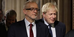 Ο Τζέρεμι Κόρμπιν και ο Μπόρις Τζόνσον 