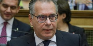 Ο Γιώργος Κουμουτσάκος στη Βουλή