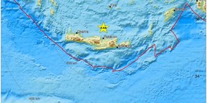 Σεισμός ανοιχτά της Κρήτης