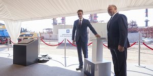 Ο Κυριάκος Μητσοτάκης και ο Ευάγγελος Μυτιληναίος