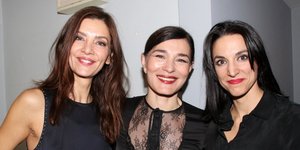 H Κατερίνα Λέχου, η Μαρία Ναυπλιώτου και η Κατερίνα Ευαγγελάτου ντυμένες στα μαύρα