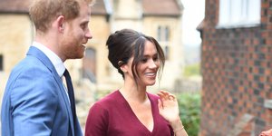 Η Μέγκαν Μαρκλ με τον πρίγκιπα Χάρι