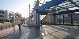 Ο σταθμός του Μετρό Αγία Μαρίνα