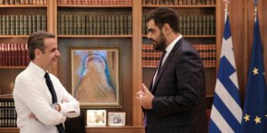 Κυριάκος Μητσοτάκης και Παύλος Μαρινάκης