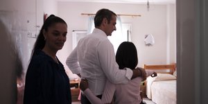 Επίσκεψη του Κυριάκου Μητσοτάκη στο Παιδικό Χωριό SOS στο Πλαγιάρι