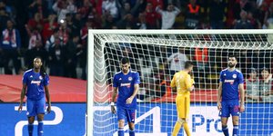 Παίκτες του Ολυμπιακού απογοητευμένοι