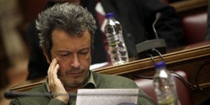 Ο Πέτρος Τατσόπουλος στη Βουλή