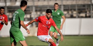 Φάση από τον αγώνα Λεβαδειακός-Πλατανιάς