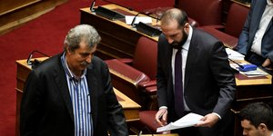 Παύλος Πολάκης και Δημήτρης Τζανακόπουλος