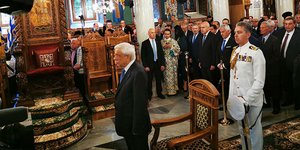 Προκόπης Παυλόπουλος σε εκκλησία