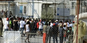 Πρόσφυγες στη Μόρια