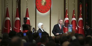 Ο Ταγίπ Ερντογάν και η Εμινέ Ερντογάν