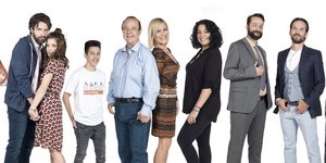 Ηθοποιοί της σειράς του ΣΚΑΙ «Θα γίνει της Πολυκατοικίας»