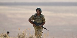 Στρατιώτης του τουρκικού στρατού στη Συρία