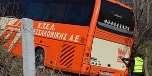 Τροχαίο με λεωφορείο ΚΤΕΛ