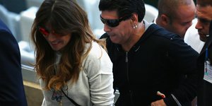 Ο Ντιέγκο Μαραντόνα με την κόρη του Τζιαννίνα