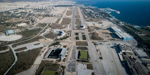Πανοραμικό πλάνο του αεροδρομίου στο Ελληνικό