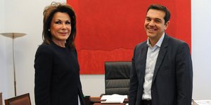 Η Γιάννα Αγγελοπούλου σε παλαιότερη συνάντησή τους
