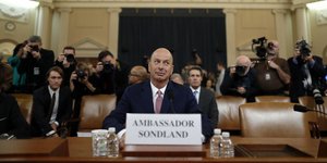 Ο Αμερικανός πρεσβευτής στην ΕΕ, Γκόρντον Σόντλαντ