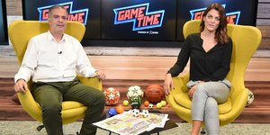 Ο Αντώνης Κατσαρός και η Χριστίνα Βραχάλη