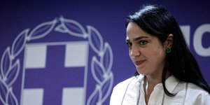 Η υφ. Εργασίας, Δόμνα Μιχαηλίδου σε συνέντευξη Τύπου στο υπουργείο
