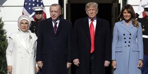 Εμινέ και Ρετζέπ Ταγίπ Ερντογάν, Ντόναλντ και Μελάνια Τραμπ