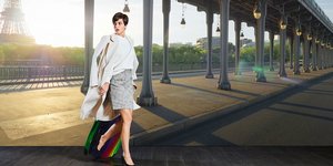 Η Εμμανουέλα σε φωτογράφιση του GNTM 2